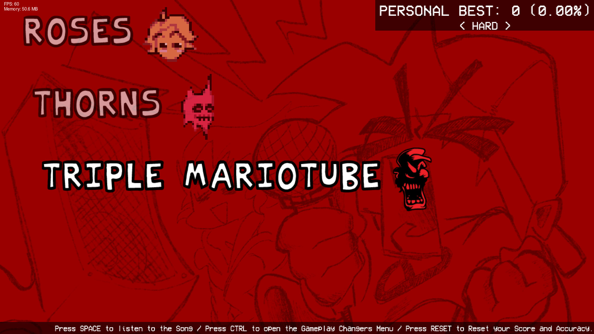 FNF Triple MarioTube (Playable) (NO CRASH)
