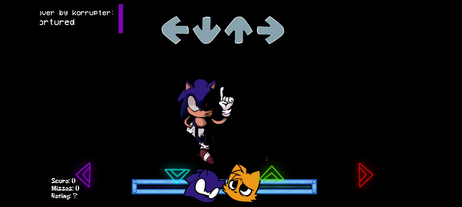 Fnf tortured but lord x and tails(alan) sing it