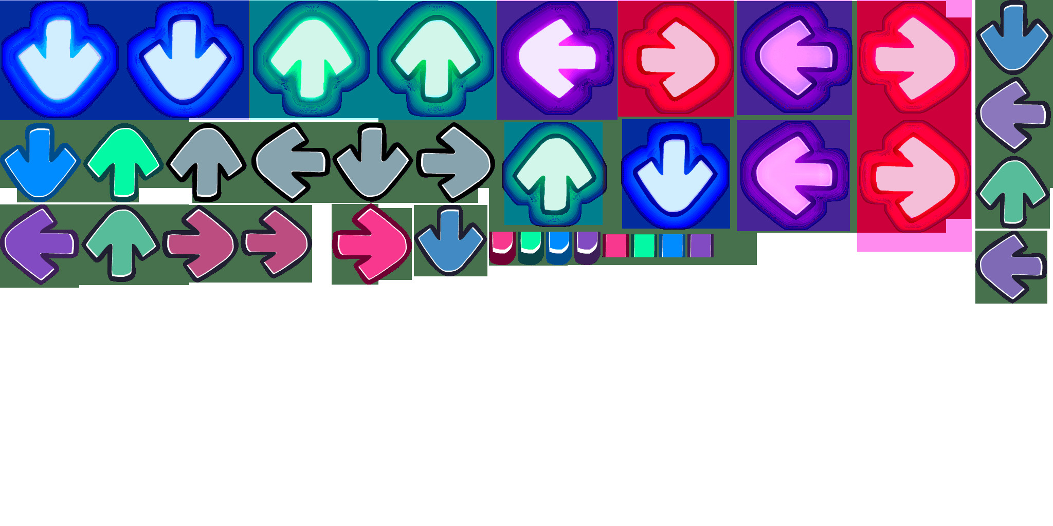 Better Colored Arrows [friday Night Funkin'] [mods]