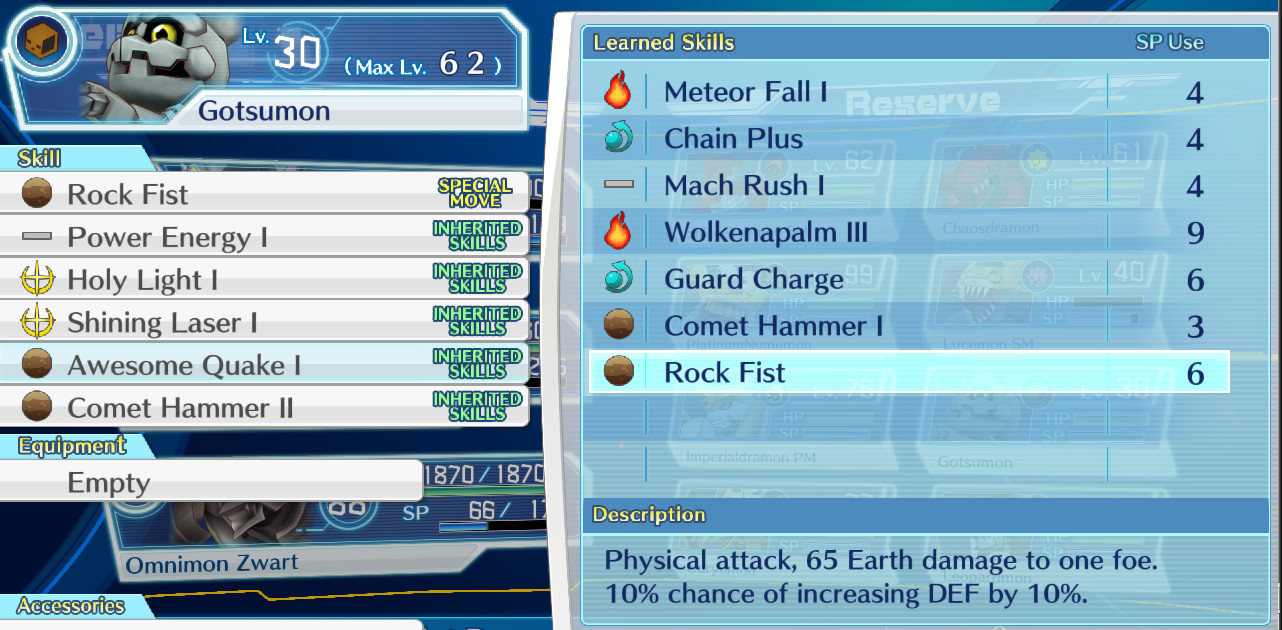 Inherit Special Moves [Digimon Story Cyber Sleuth Complete Edition] [Mods]