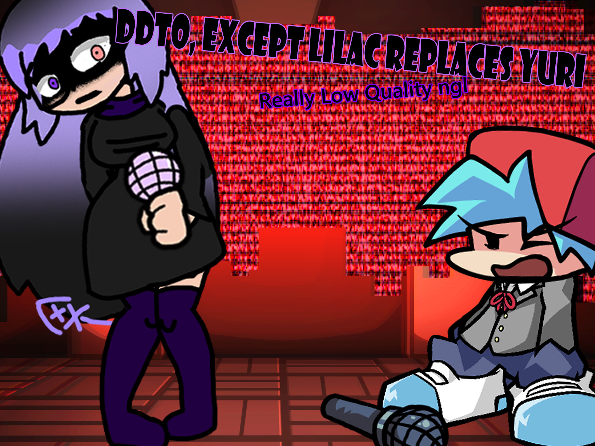 DDTO Bad Ending, Except Lilac replaces Yuri