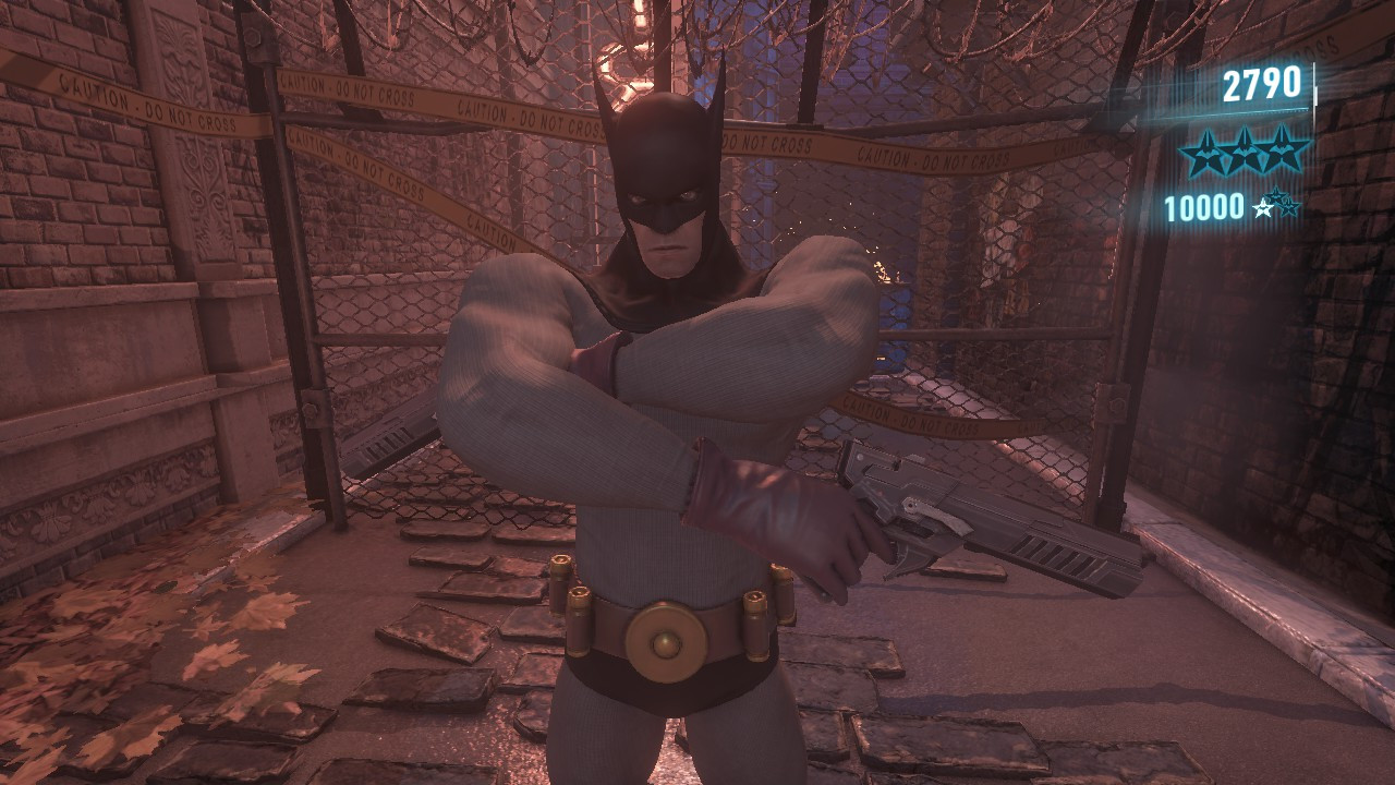 Mesh Inflation Batman First Appearance Batman over Red Hood (Mesh) Mod for Batman: Arkham ...