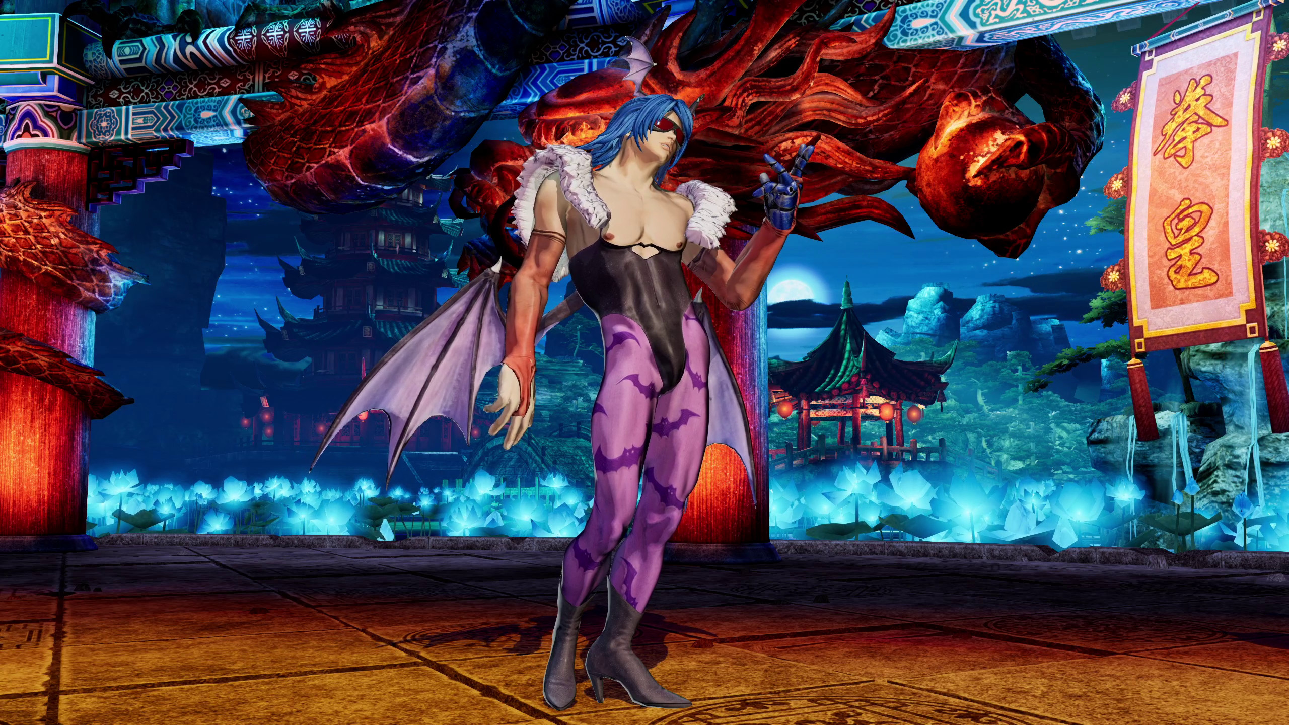Krohnen as Morrigan [The King of Fighters XV] [Mods]
