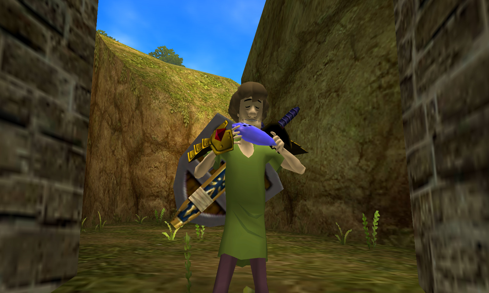The Legend of Shaggy Ocarina of Time 3D [The Legend of Zelda Ocarina of Time 3D] [Mods]