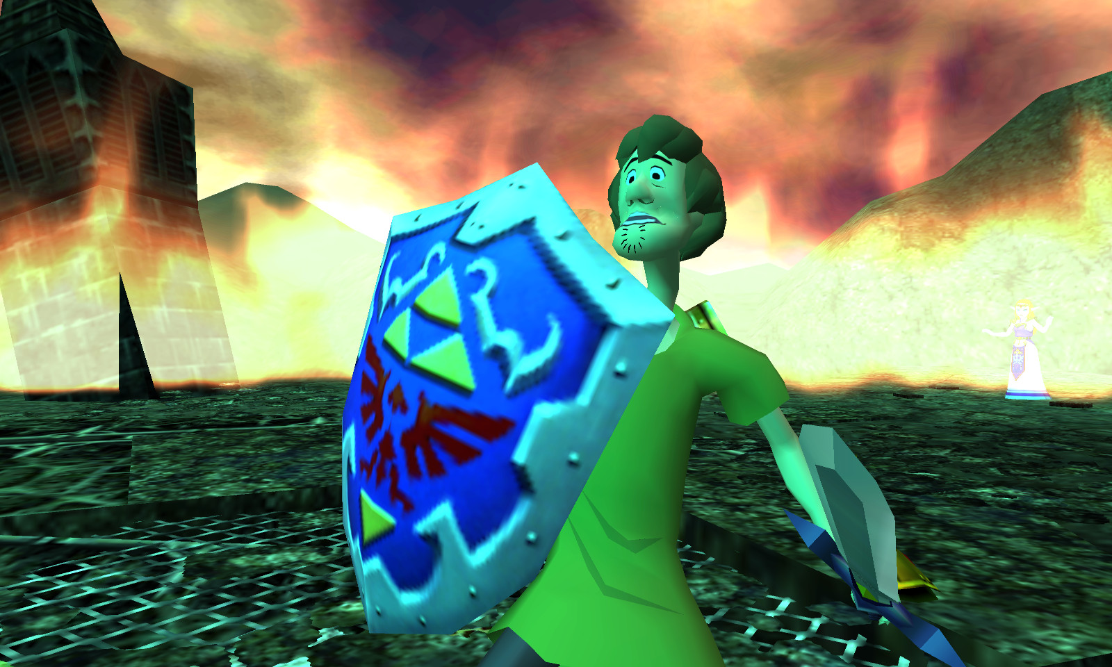 The Legend of Shaggy Ocarina of Time 3D [The Legend of Zelda Ocarina of Time 3D] [Mods]