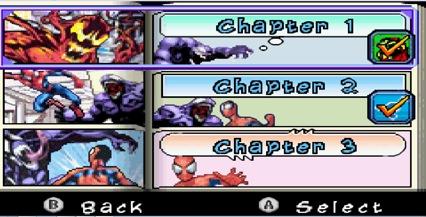 Ultimate Spider-Man Game Boy Advance 100% Save fil [Ultimate Spider-Man]  [Mods]