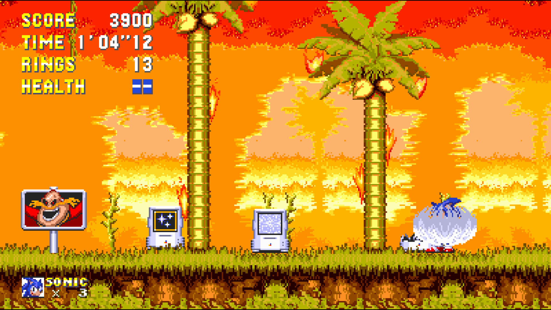 SatAM Robotnik Sonic 3 A I R Mods colours-beanie-bags-materialwiese