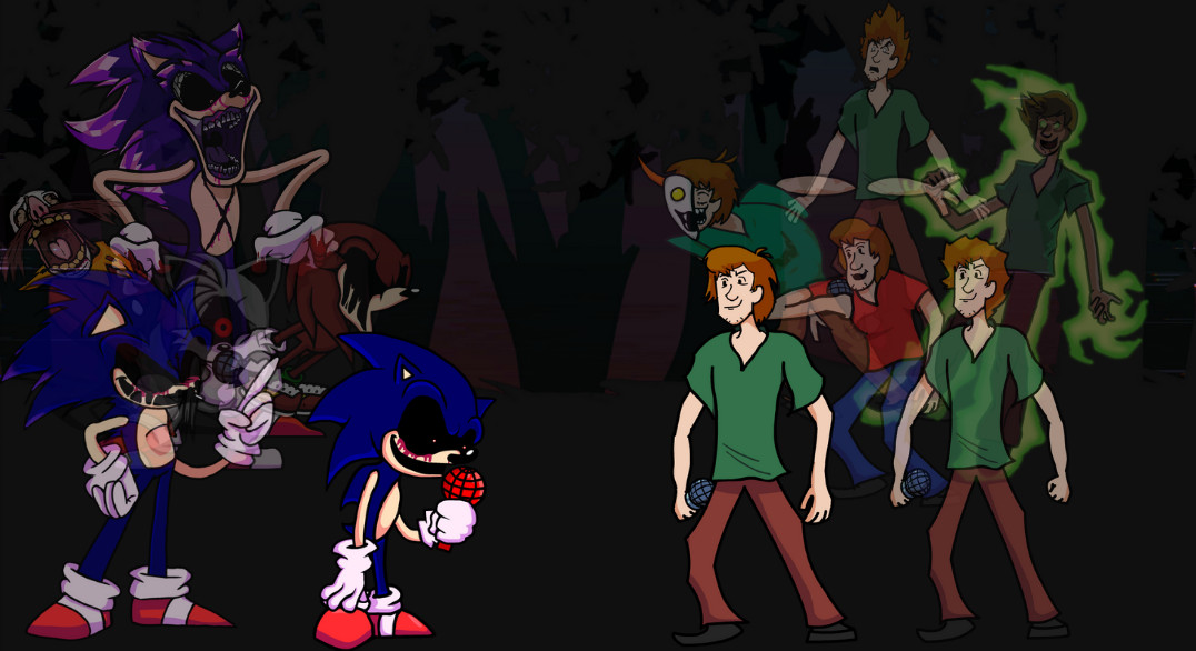 Sonic.ExE VS Shaggy
