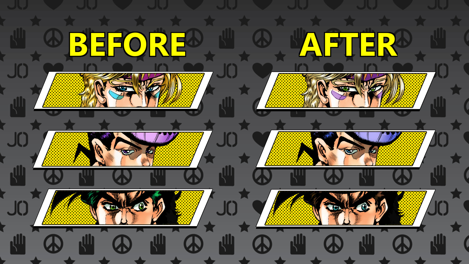 Accurately Colored Manga Panel Cut Ins JoJo s Bizarre Adventure All 