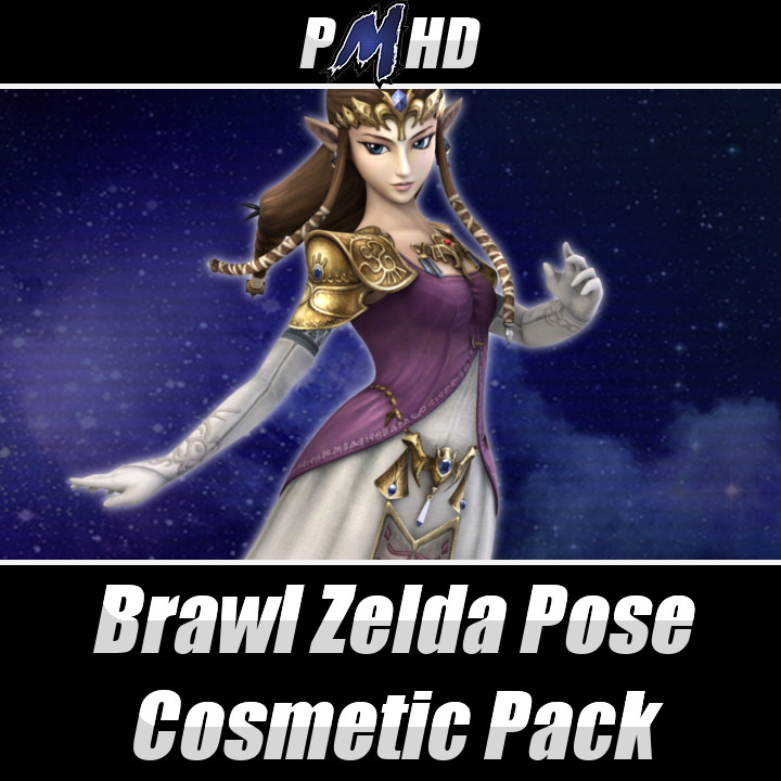 Brawl Zelda Pose Cosmetic Pack [super Smash Bros Brawl] [mods]