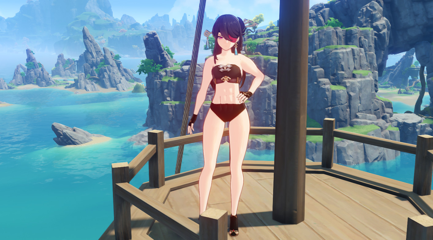 Beidou (Buff and underwear)
