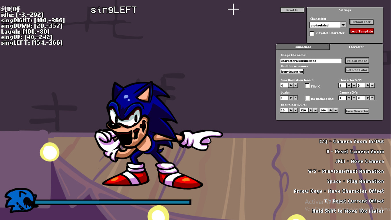 unpixelated you cant run sonic [Friday Night Funkin'] [Mods]