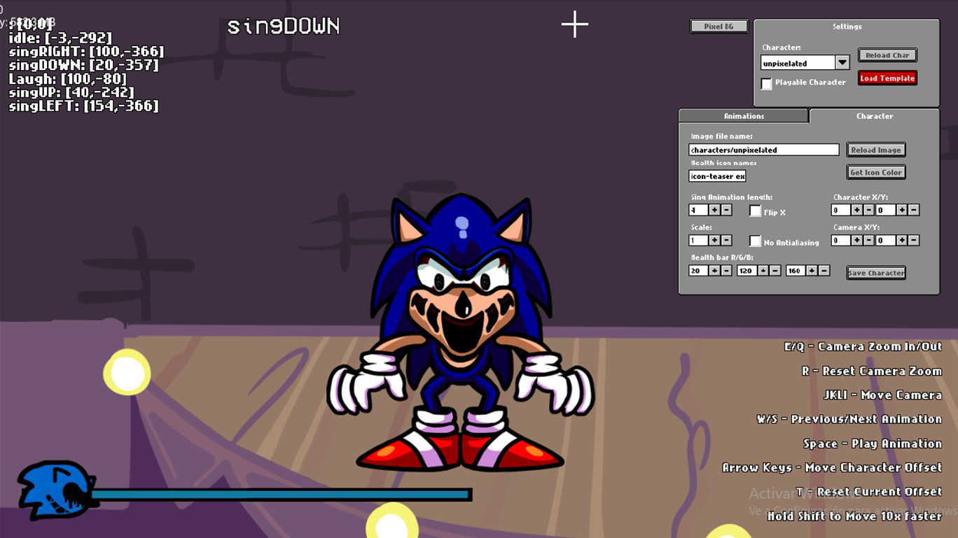 unpixelated you cant run sonic [Friday Night Funkin'] [Mods]