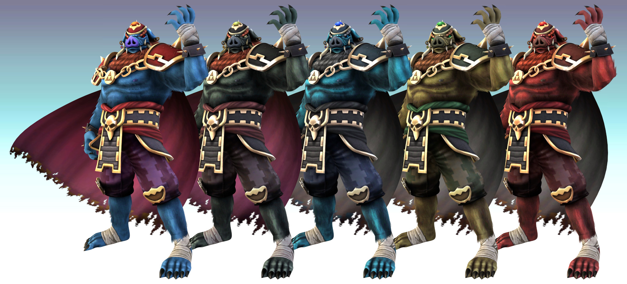 Brawl Ganondorf Pose Cosmetic Pack [Super Smash Bros. Brawl] [Mods]