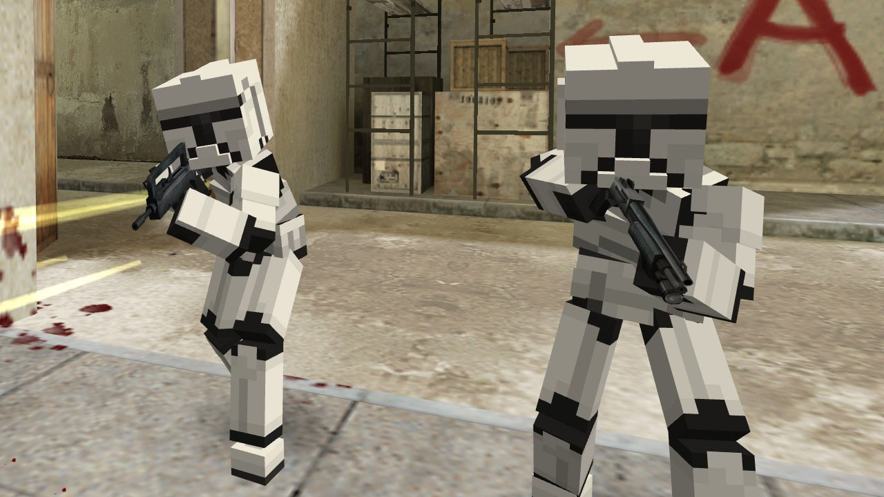 Minecraft Clone Troopers [CounterStrike 1.6] [Mods]
