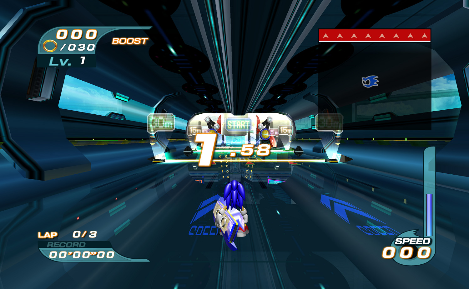 HD Vanilla HUD Mod for Sonic Riders (GameCube) | SR-GC Mods