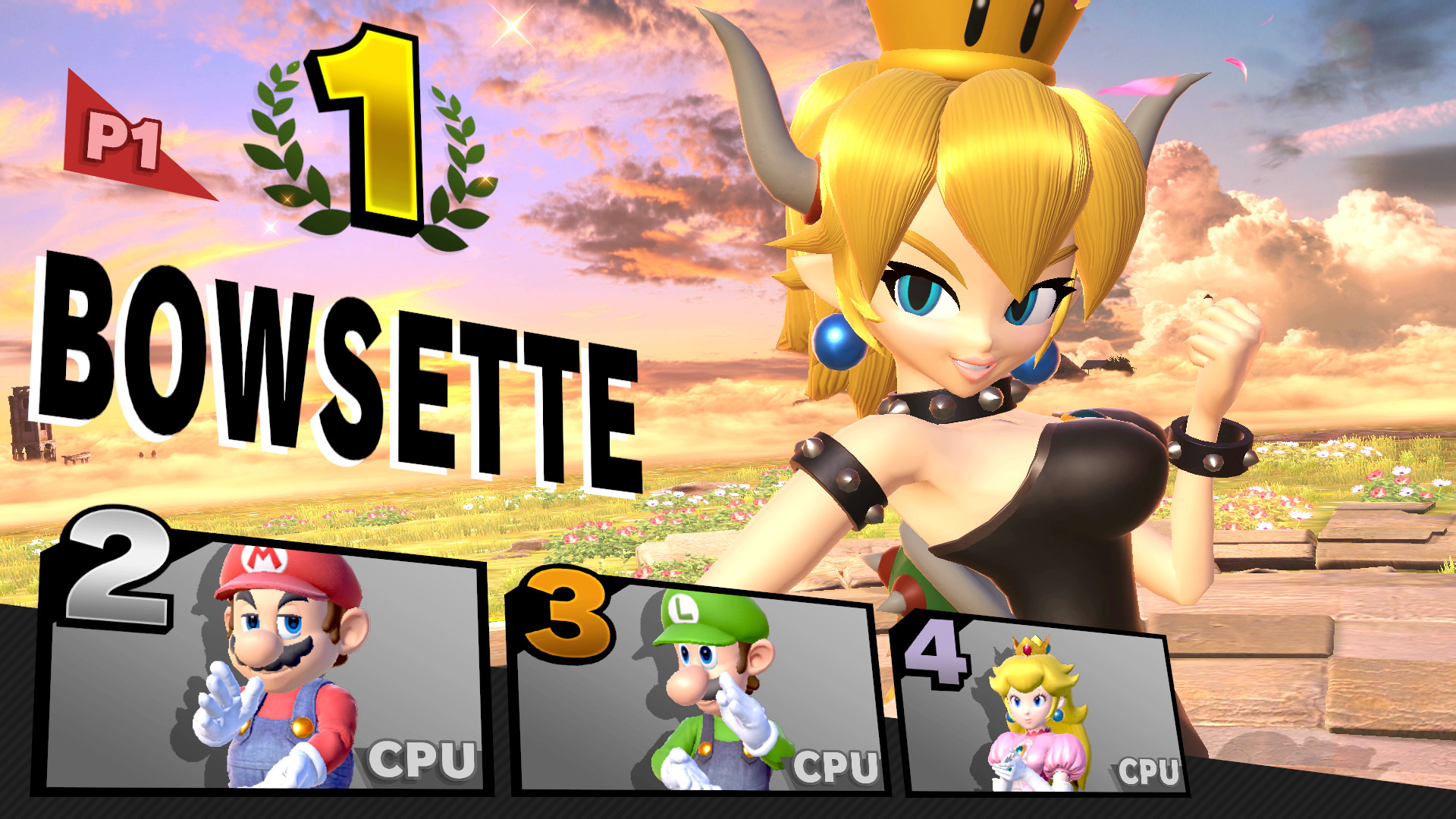 Lowkey Geeks Bowsette Super Smash Bros Bundle shops