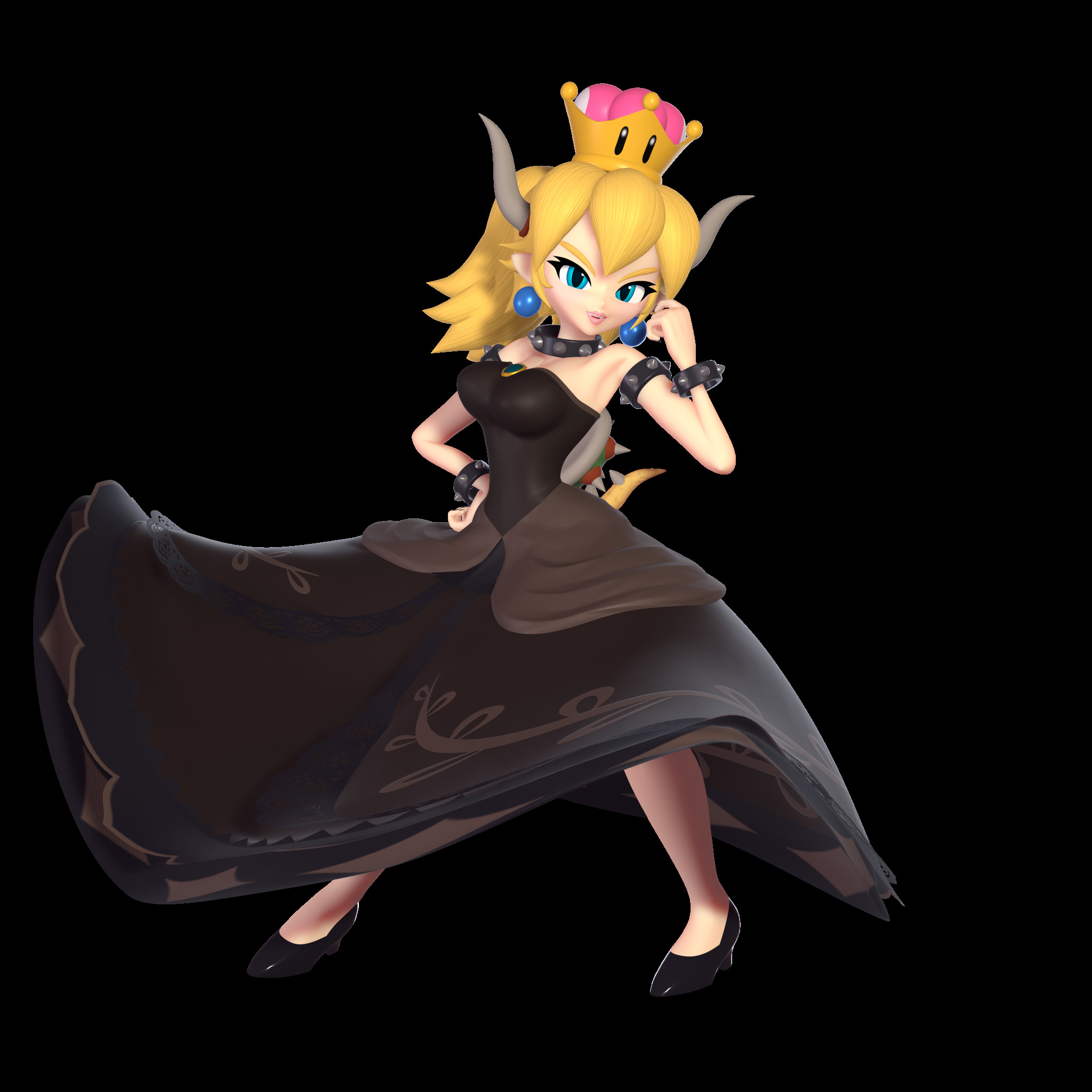 Lowkey Geeks Bowsette Super Smash Bros Bundle shops