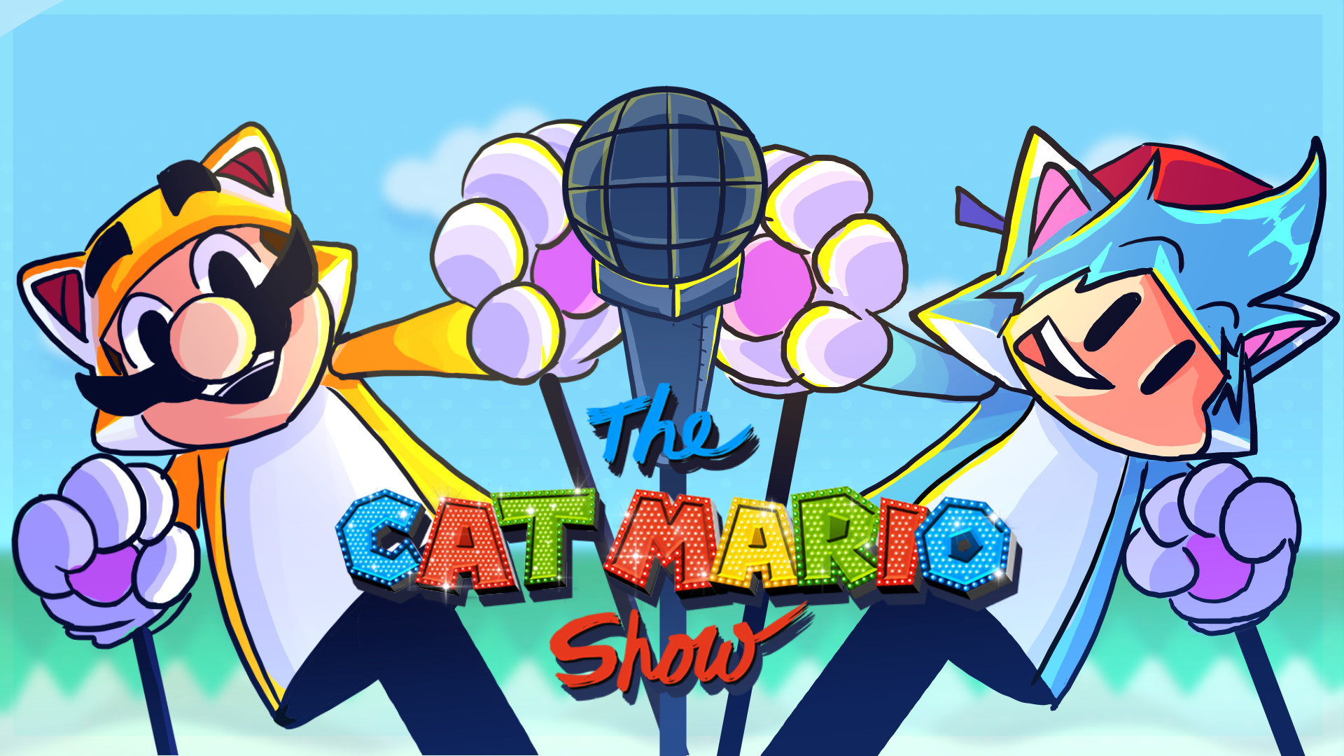 vs cat mario game mod : Friday night funkin android apk link