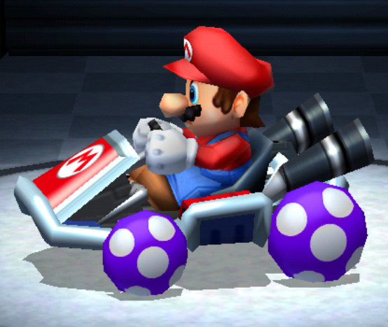 Purple Mushroom Tires [mario Kart 7] [mods]