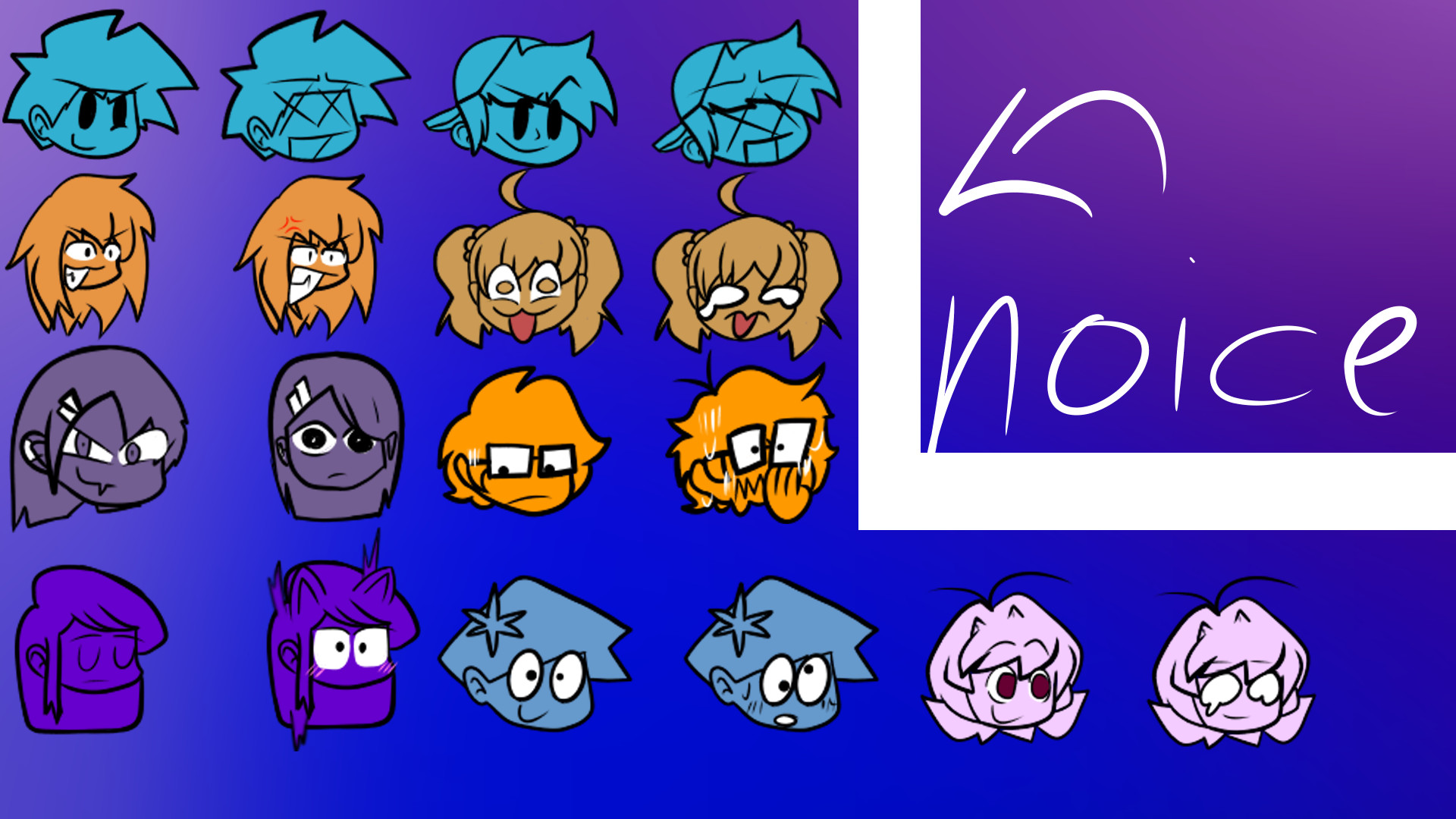 Unlabeled anime Redrawn Icons (+ custom icons)