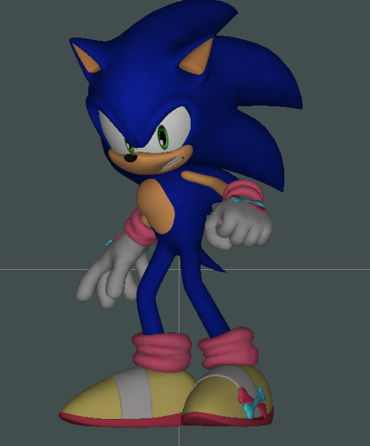 Playable Frontiers Sonic in Sonic World DX 