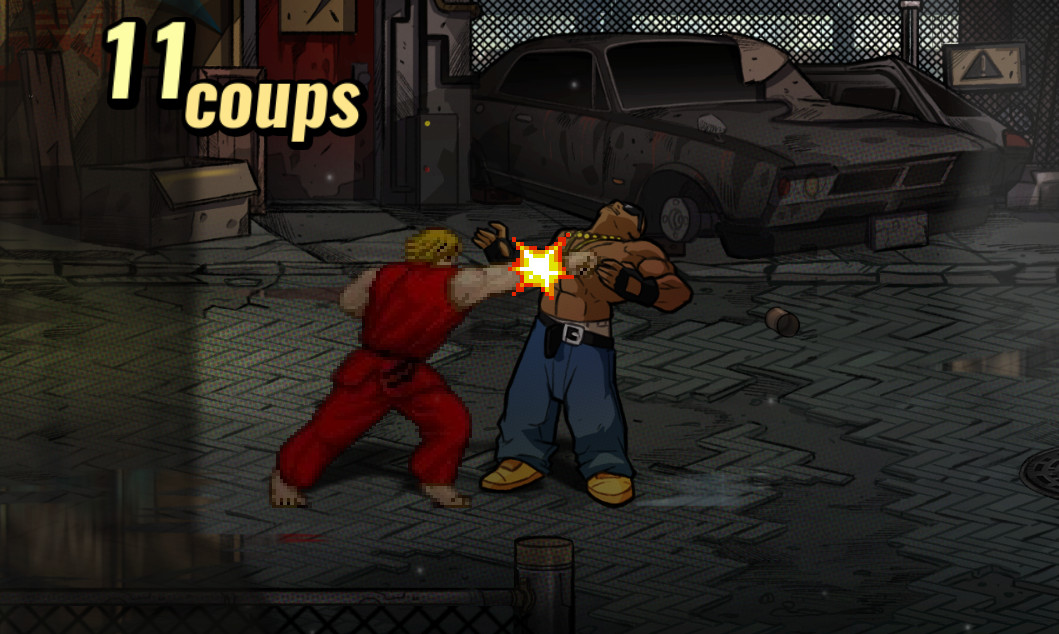 Streets of Rage 4/ V7 DLC/ Blaze/ Combo infinito - Rekkaken! 