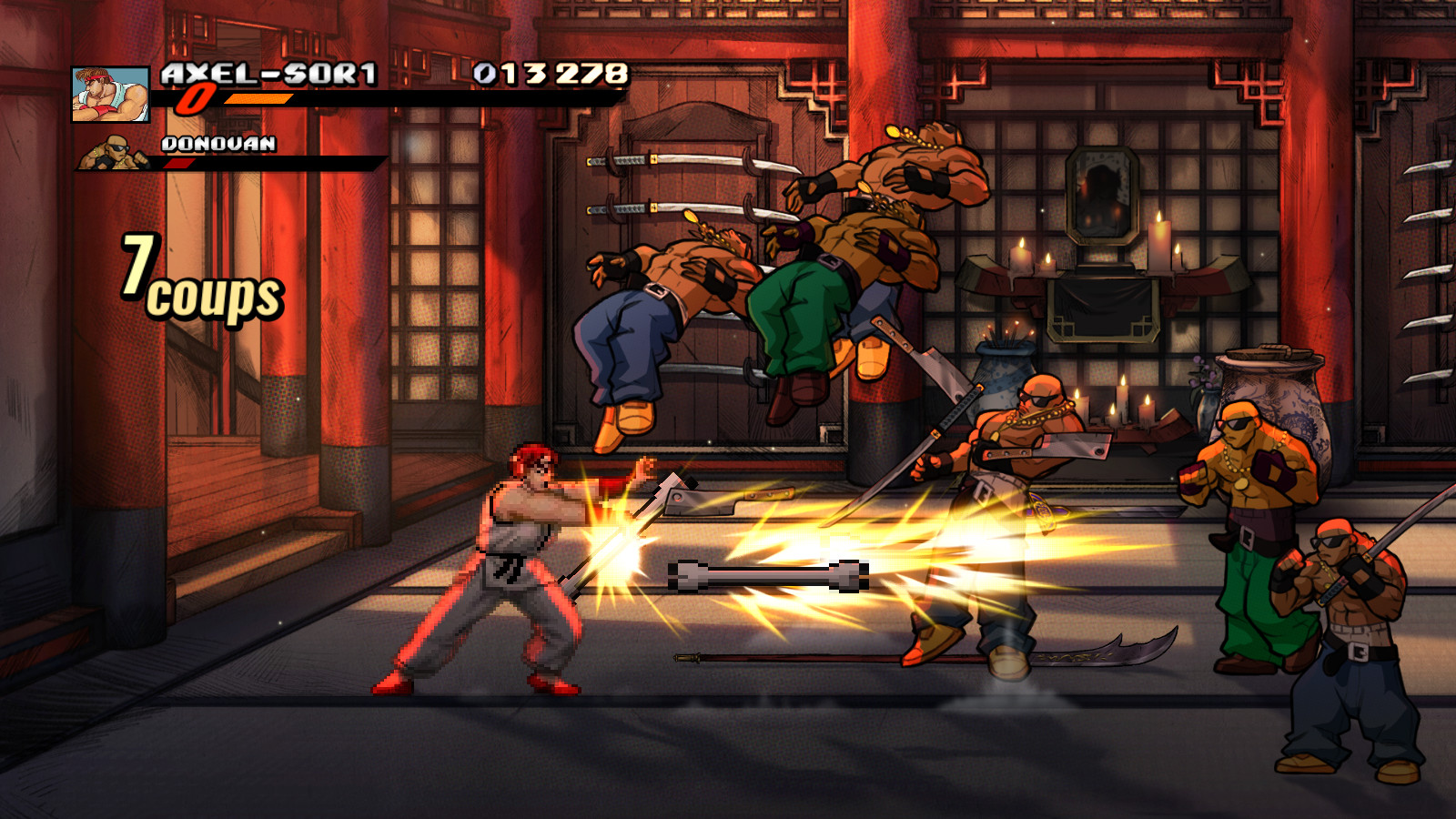 Streets of Rage 4/ V7 DLC/ Blaze/ Combo infinito - Rekkaken! 