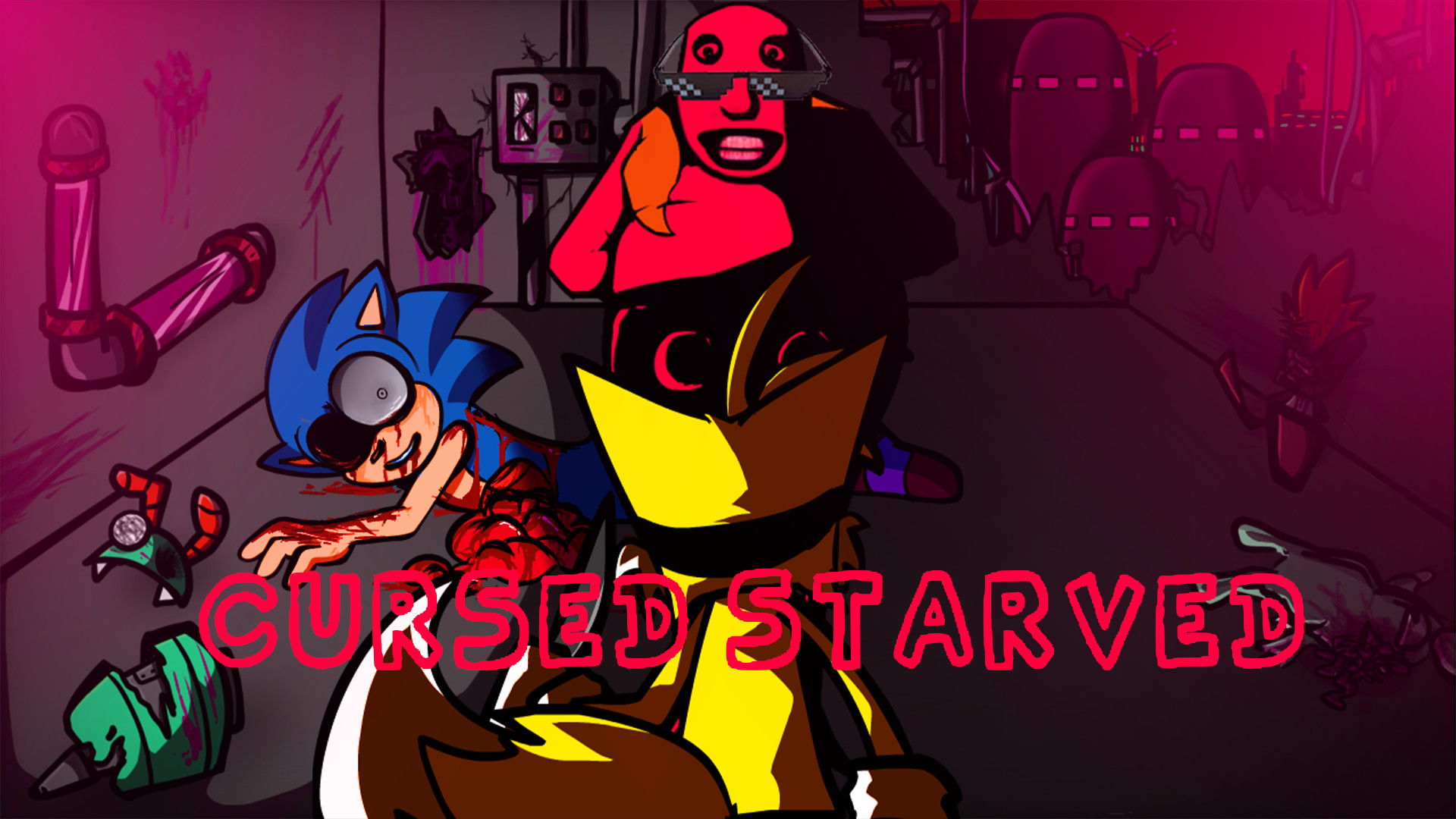 Starved Eggman Vs Sonic.exe FnF Mod by ichimoral on DeviantArt