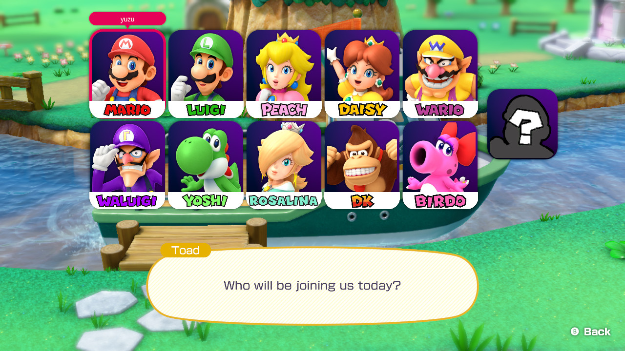 Portrait Character Select [Mario Party Superstars] [Mods]