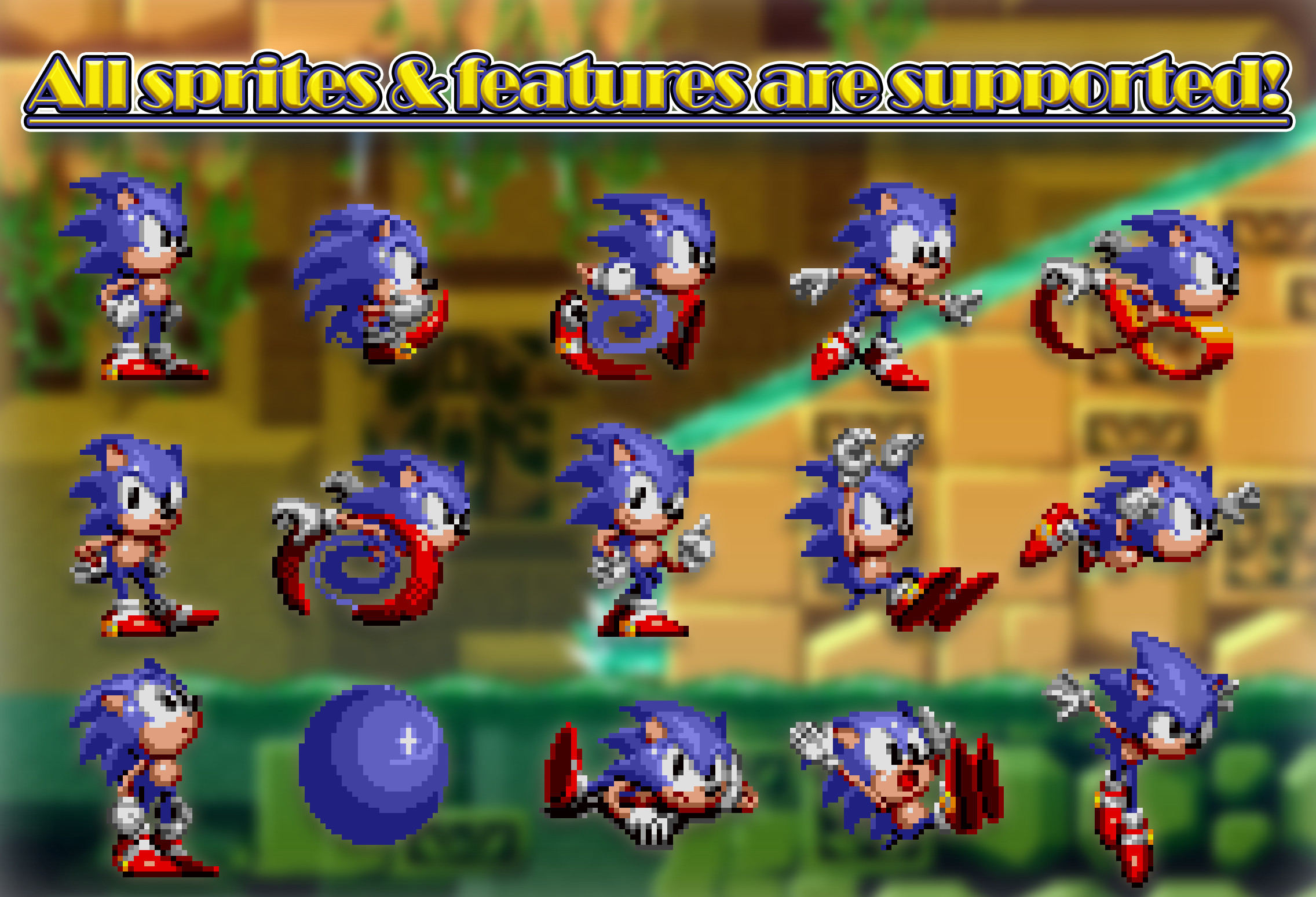 Sonic 1 but different sprites [Sonic The Hedgehog (1991)] [Mods]