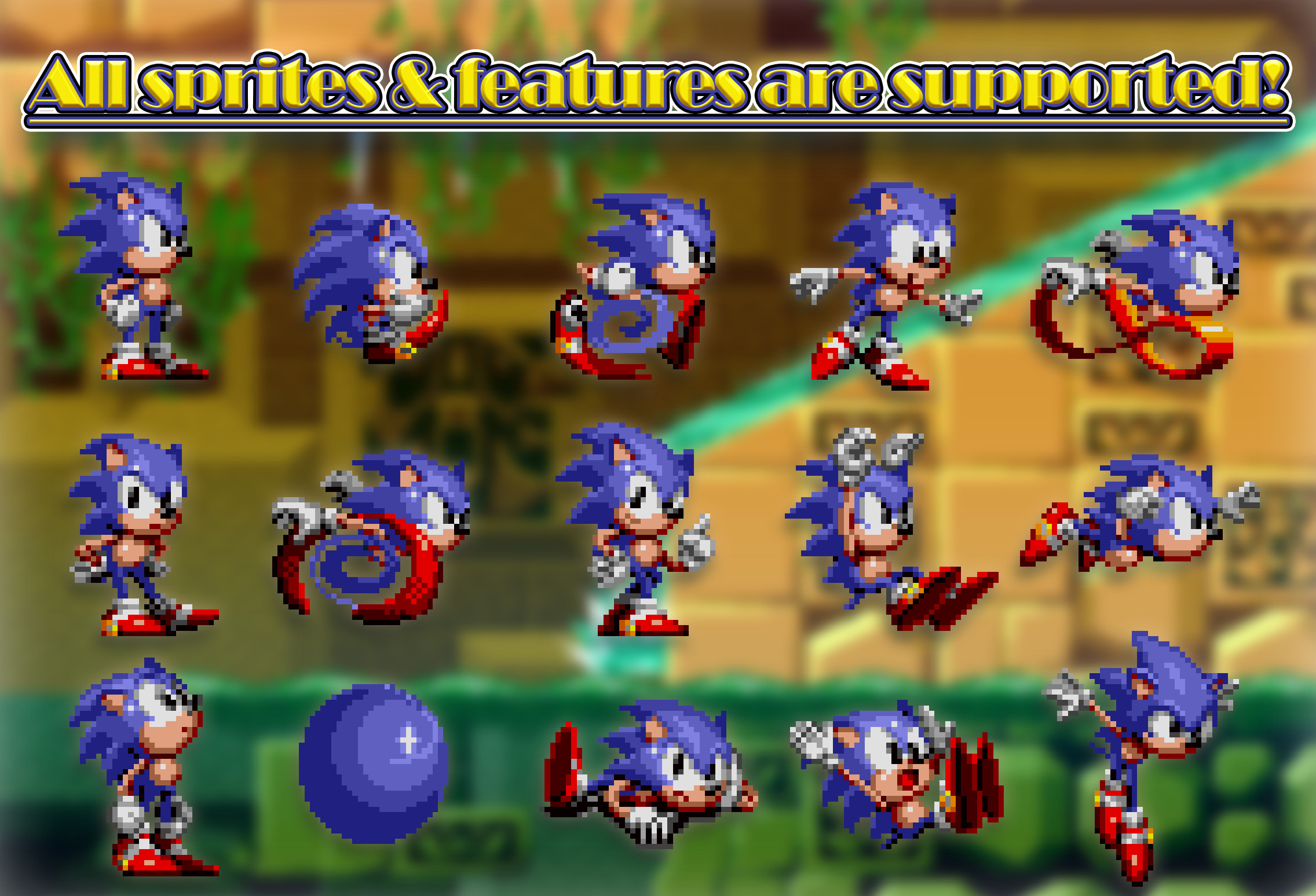 CE+ Styled Sonic (Sonic 1 Forever) [Sonic the Hedgehog Forever] [Mods]