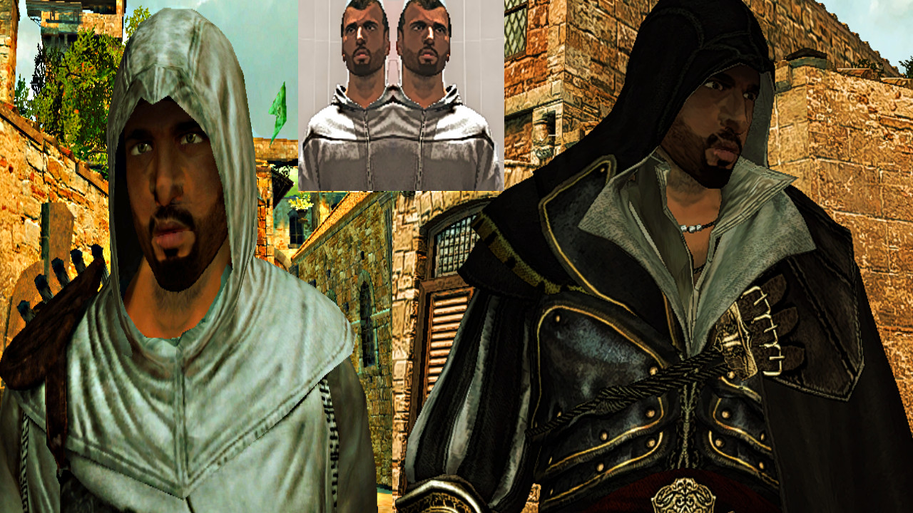 Ezio Face texure comparison image - Assassin's Creed 2 Overhaul mod for Assassin's  Creed II - ModDB