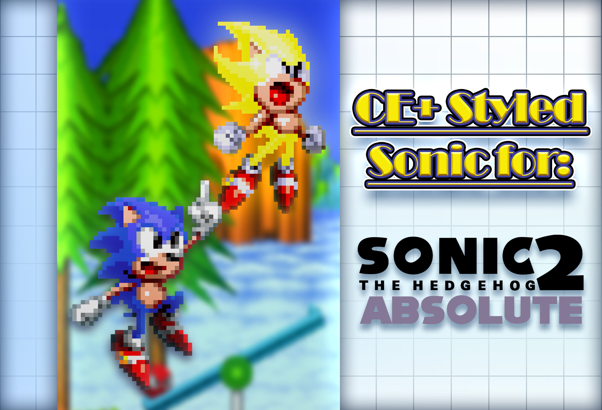 Sonic 2 HD inspired sonic [Sonic The Hedgehog 2 Absolute] [Concepts]