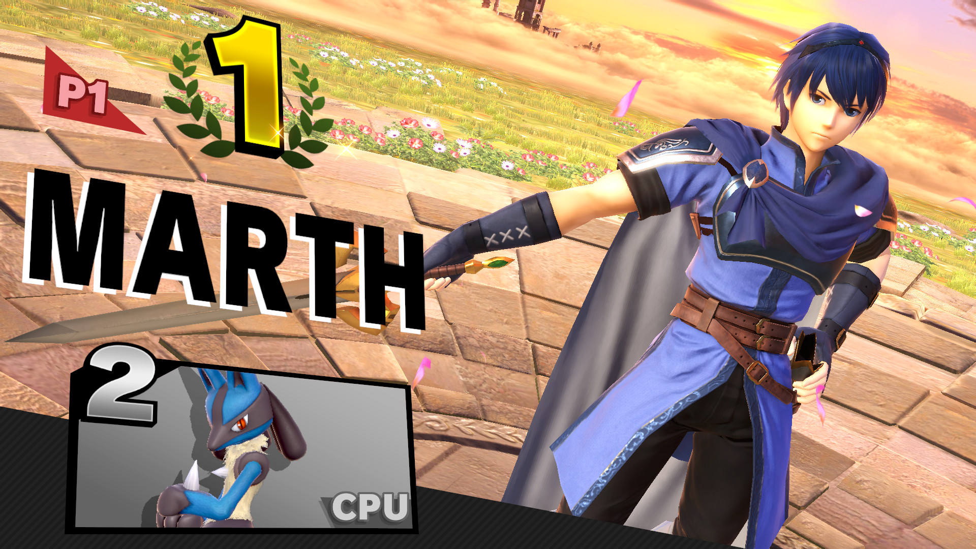 Skyblue Marth [Super Smash Bros. Ultimate] [Mods]