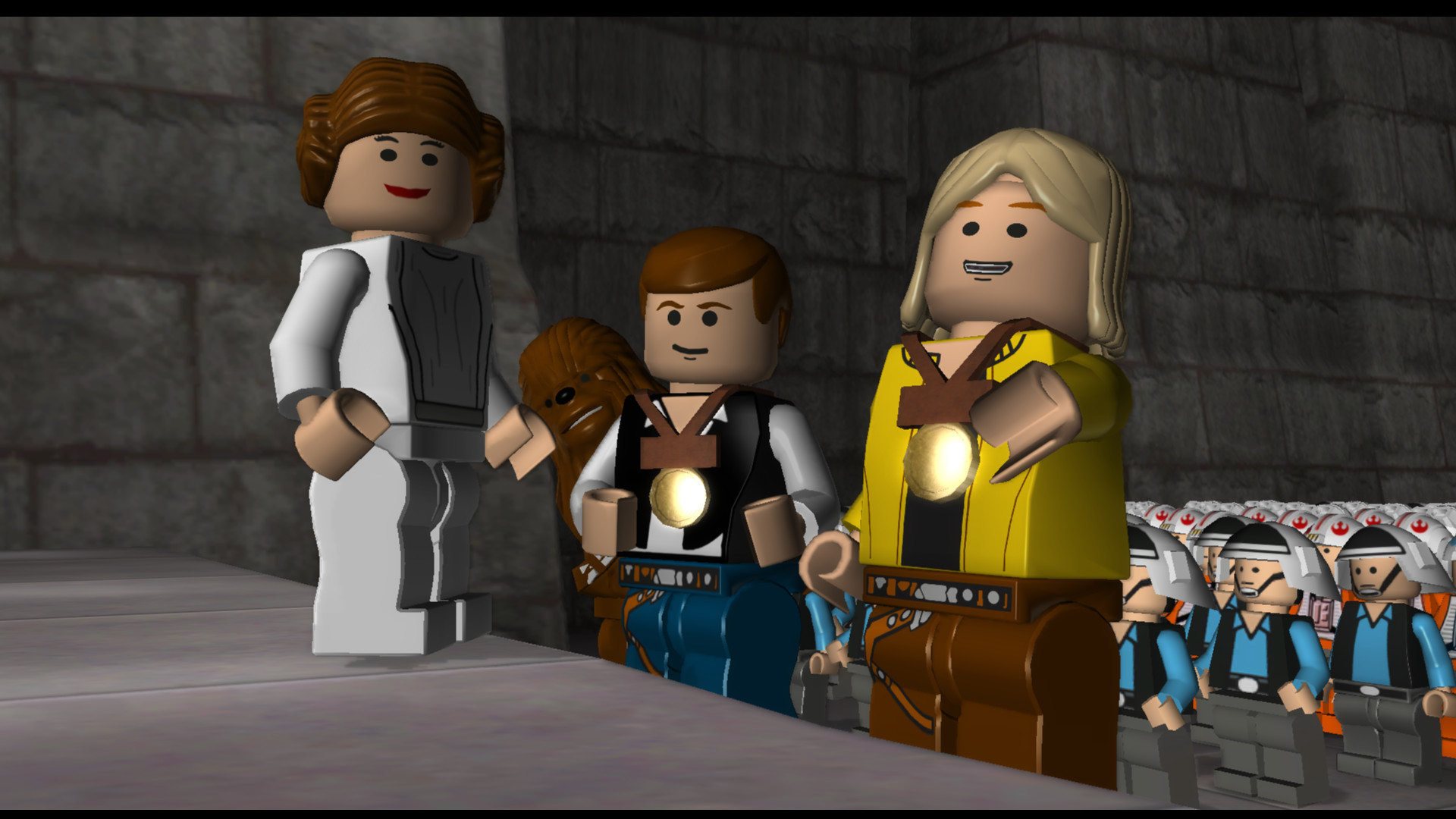 Accurate Episode 4 Luke w Anakin Hair LEGO Star Wars The