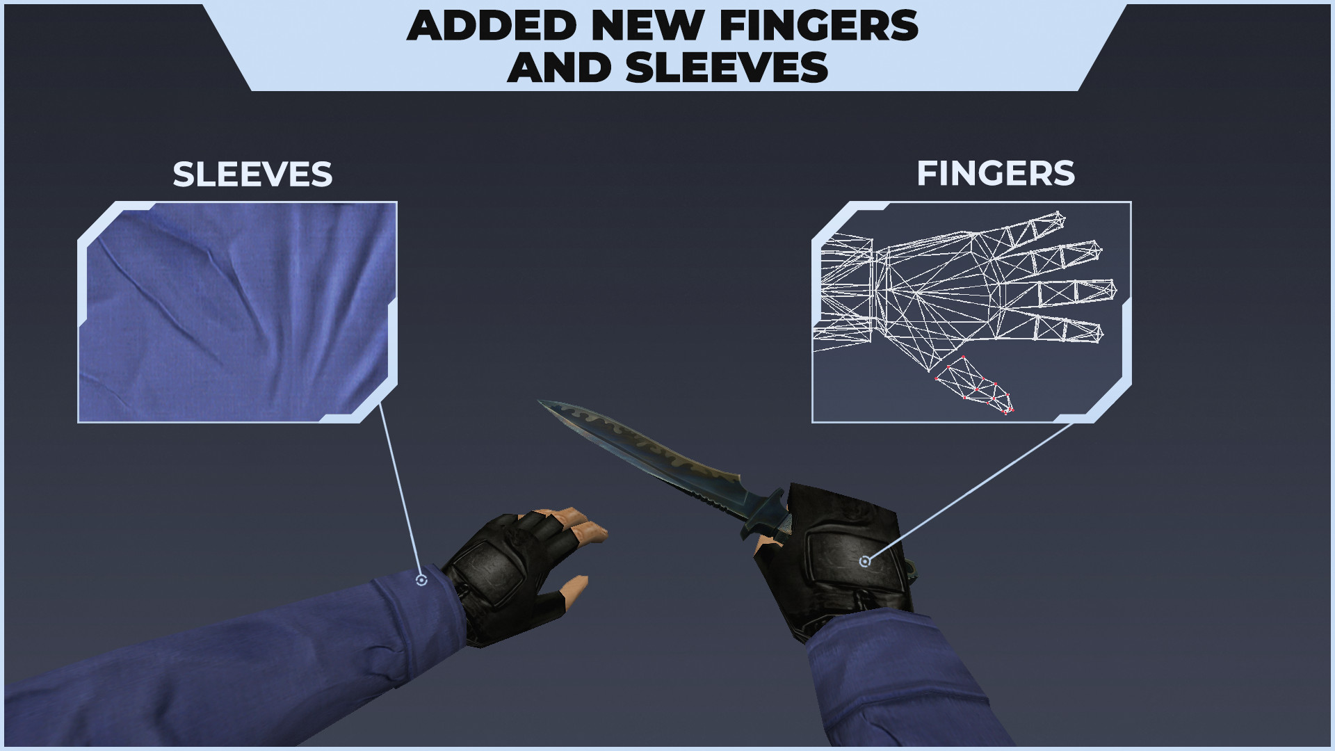 Fixed weapons pack with ct sleeves counter strike 1 6 mods 