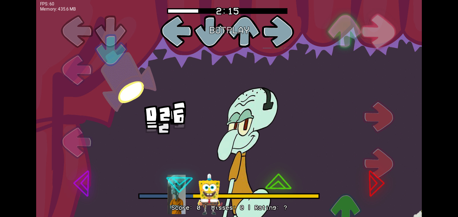 SpongeBob and Squidward sing sunshine (playable)