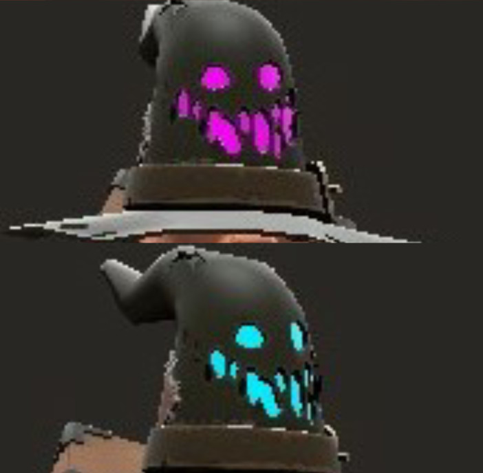 Multicolored Crone's Dome Faces Fixed