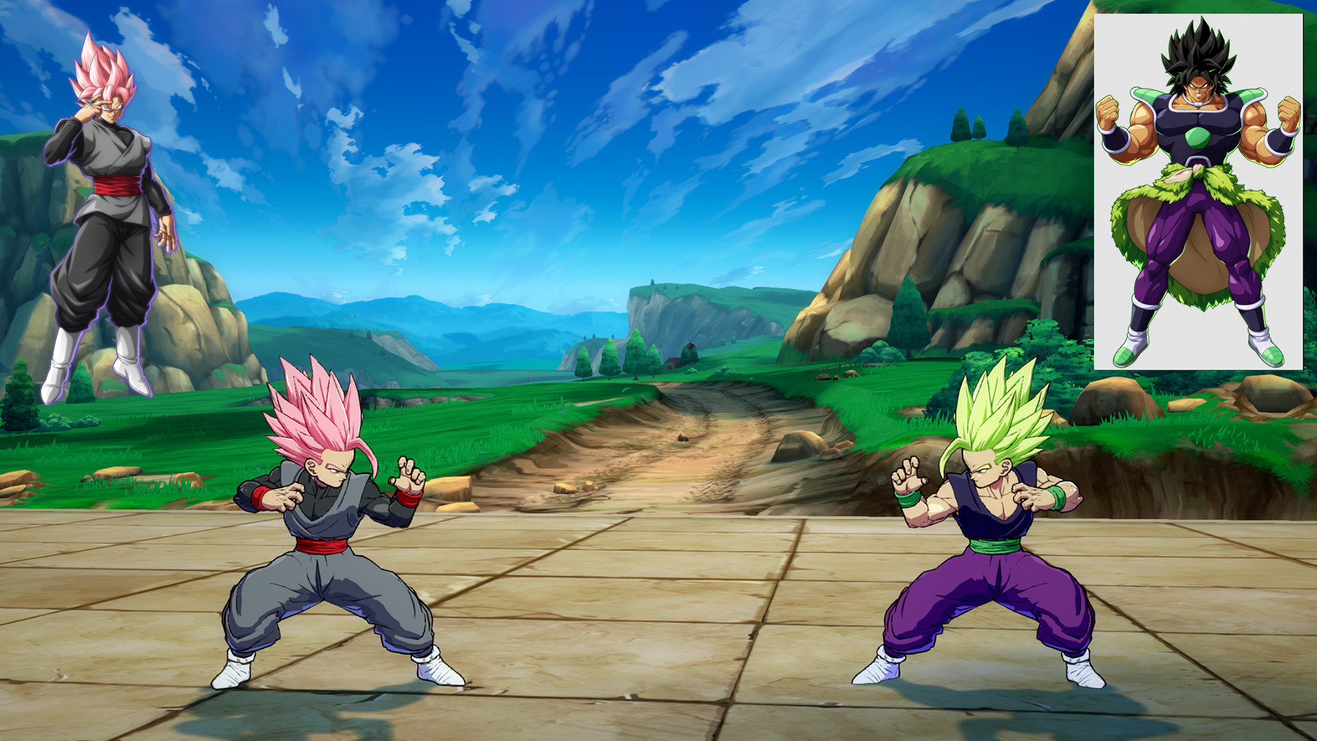 Goku SSJ & SSJ Blue recolors 2.0 – FighterZ Mods