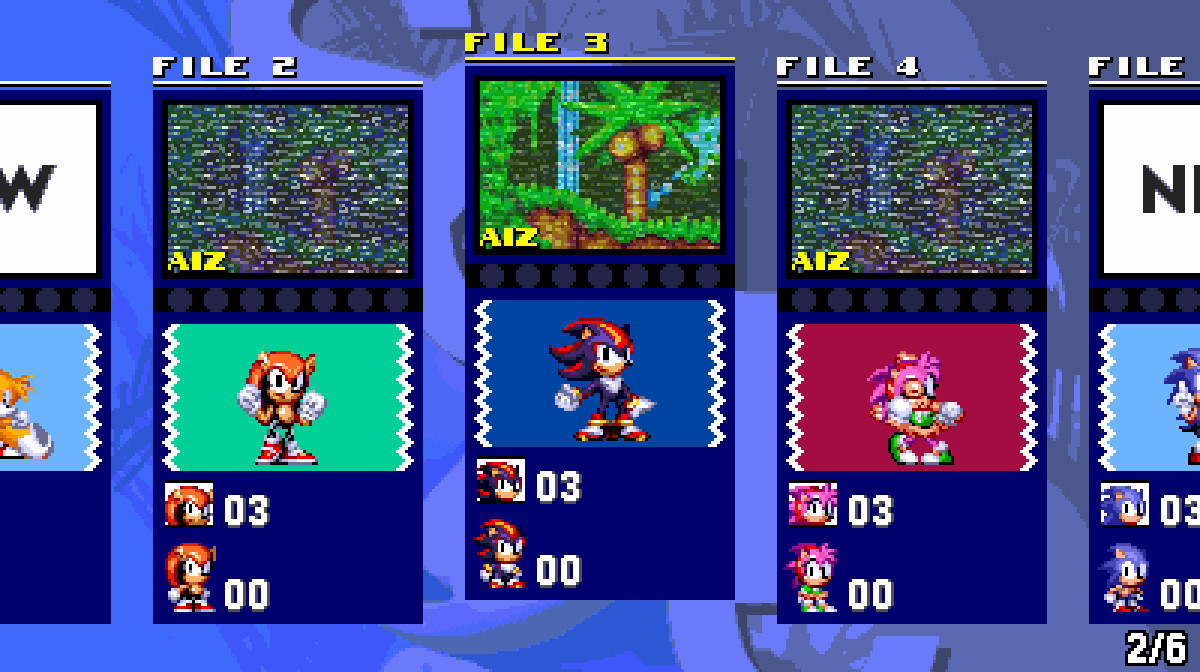 Sonic 3 A.I.R - Mighty With Extra Slot 