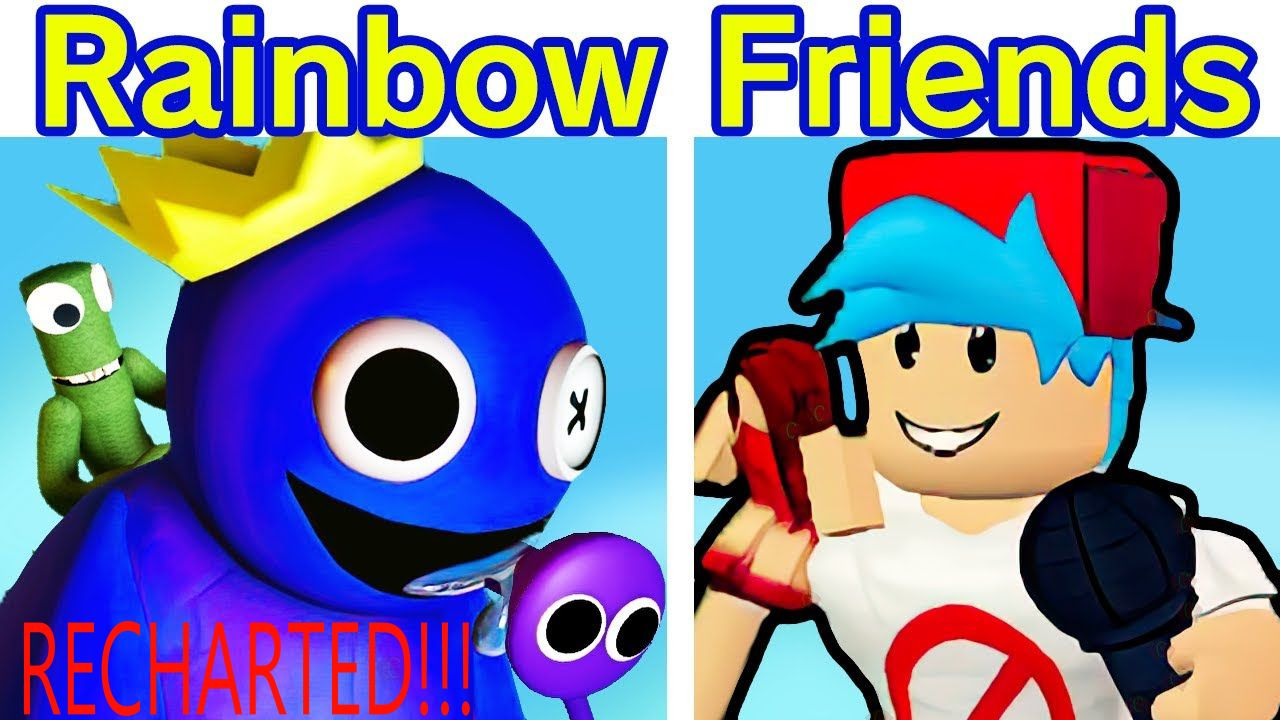 Rainbow Friends Fnf but its 2d [Friday Night Funkin'] [Mods]