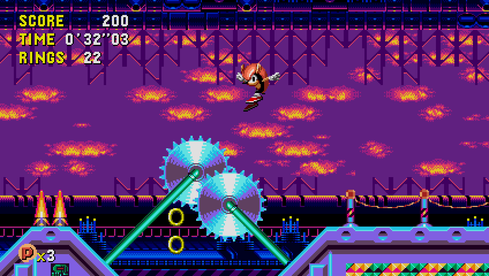 Mighty in Sonic CD [Sonic CD (2011)] [Mods]