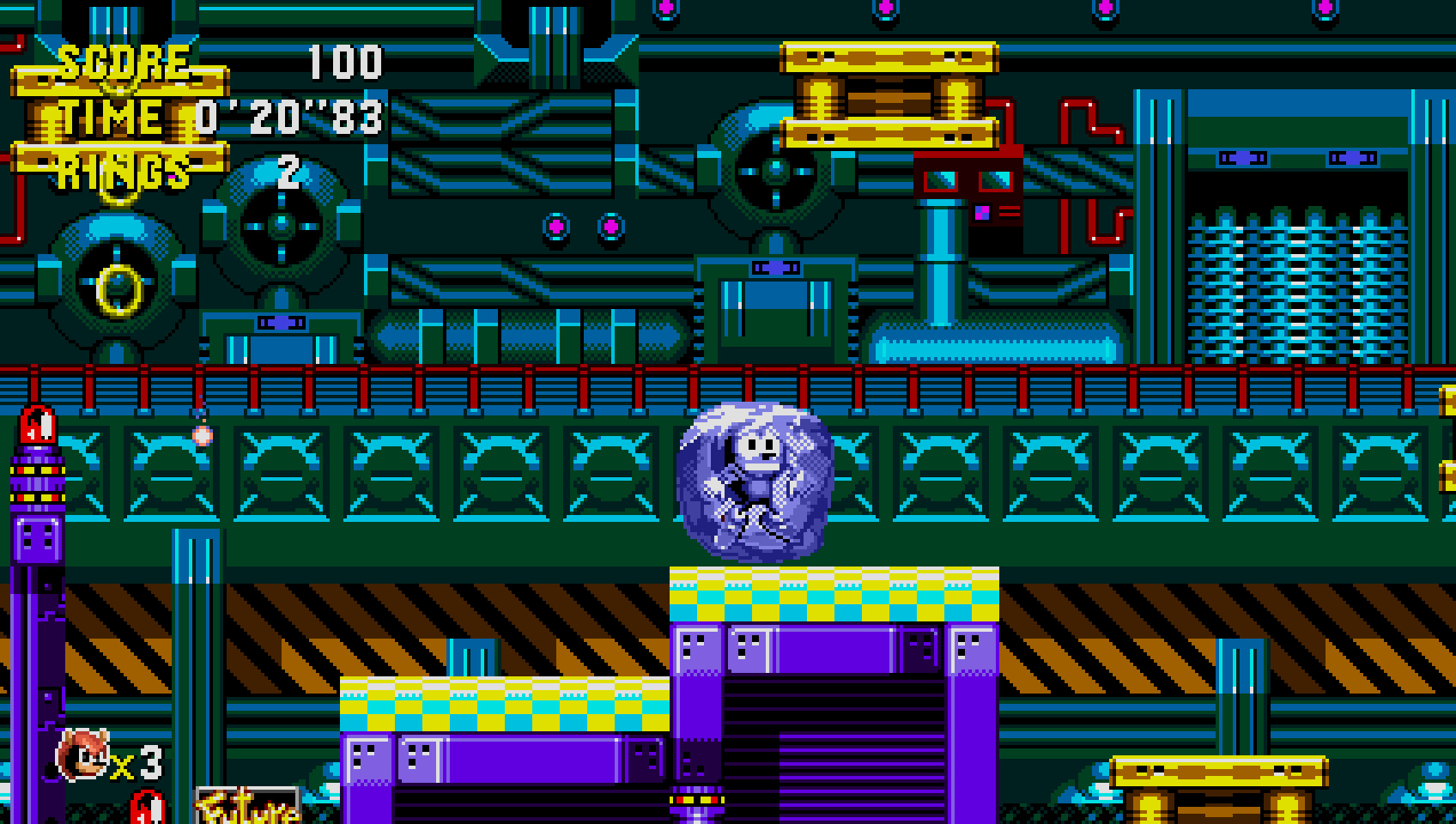 Mighty in Sonic CD [Sonic CD (2011)] [Mods]