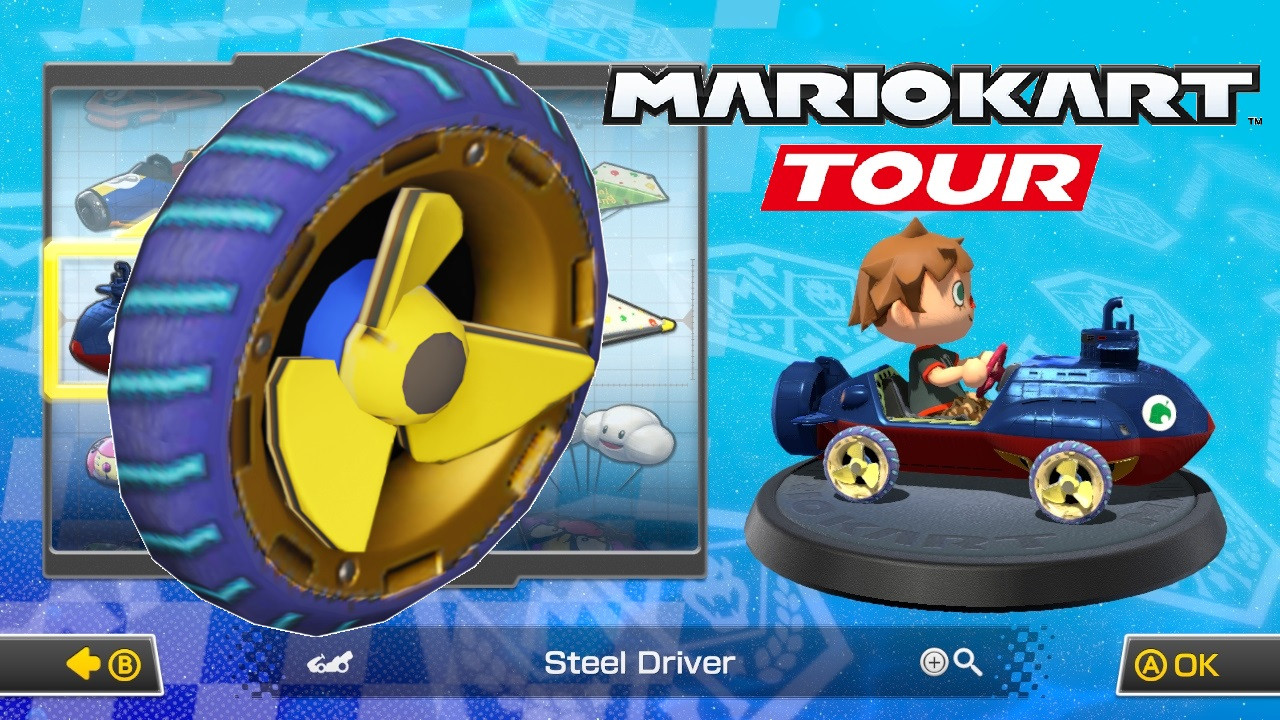 Offroader Pack and Offroader Tires (Tour port) [Mario Kart 8