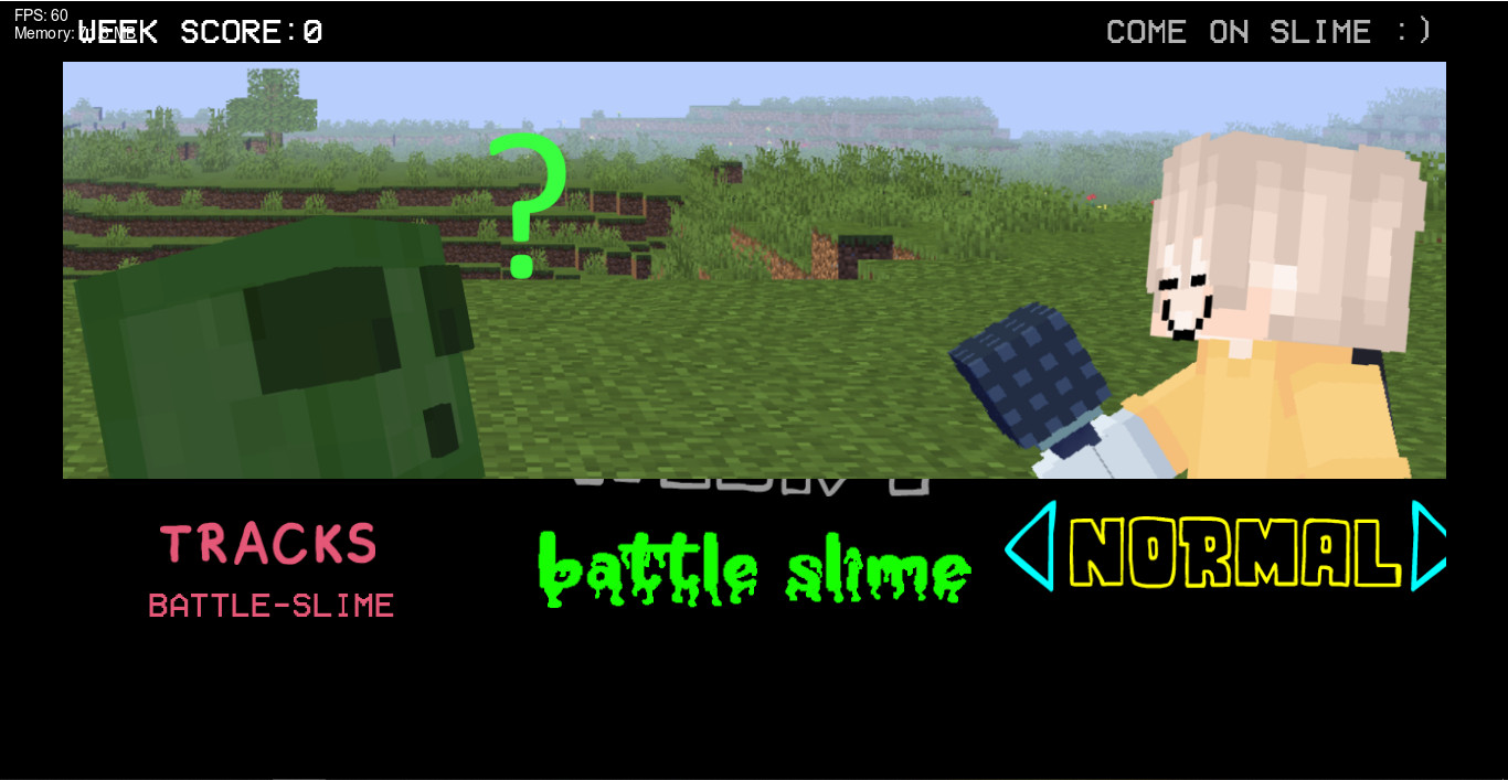 Friday Night Funkin Battle slime