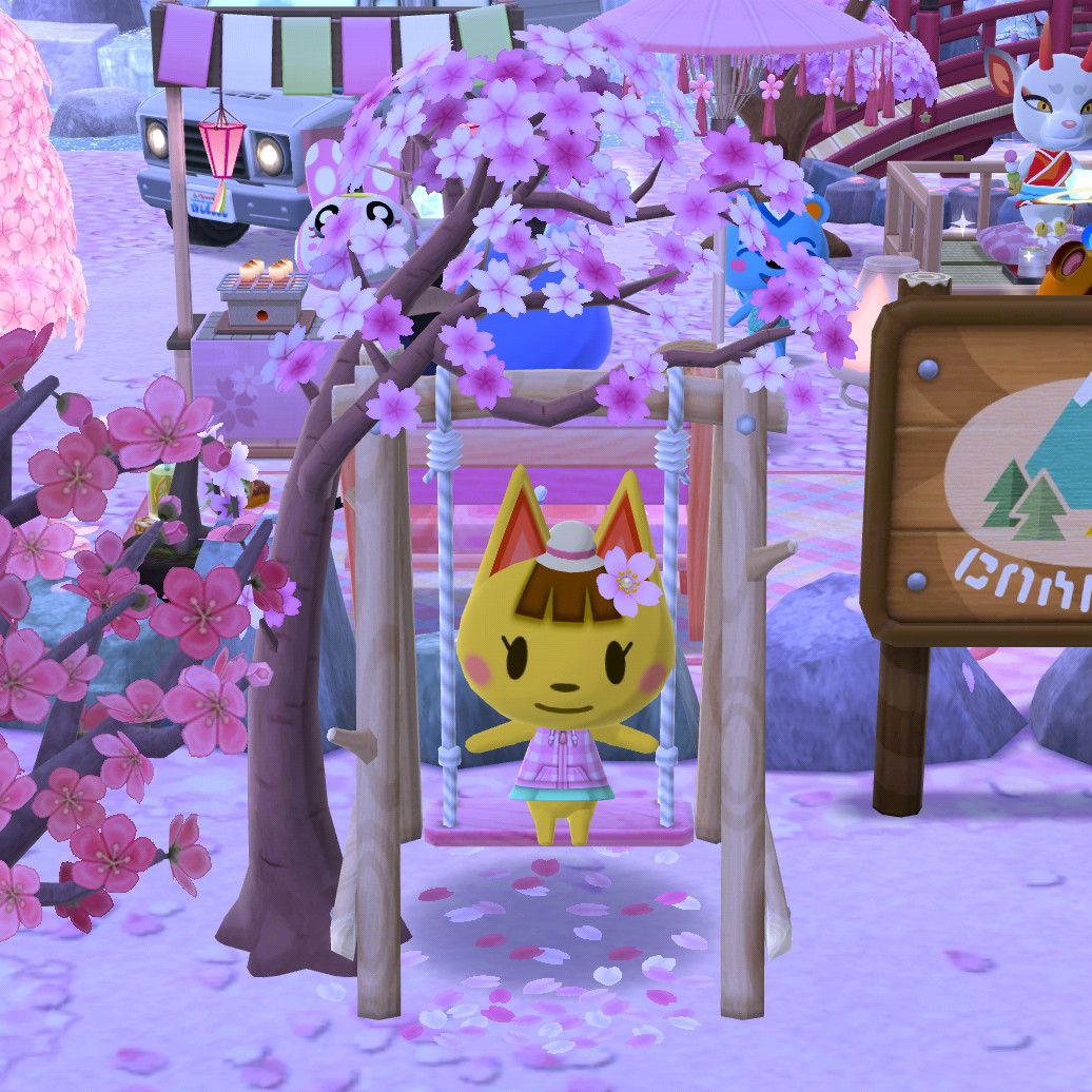 Katie's Sakura Swing [Animal Crossing New Horizons] [Mods]