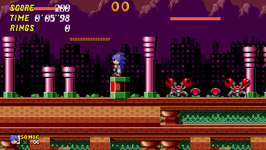 Sonic Forever mod: An Ordinary spring yard zone by