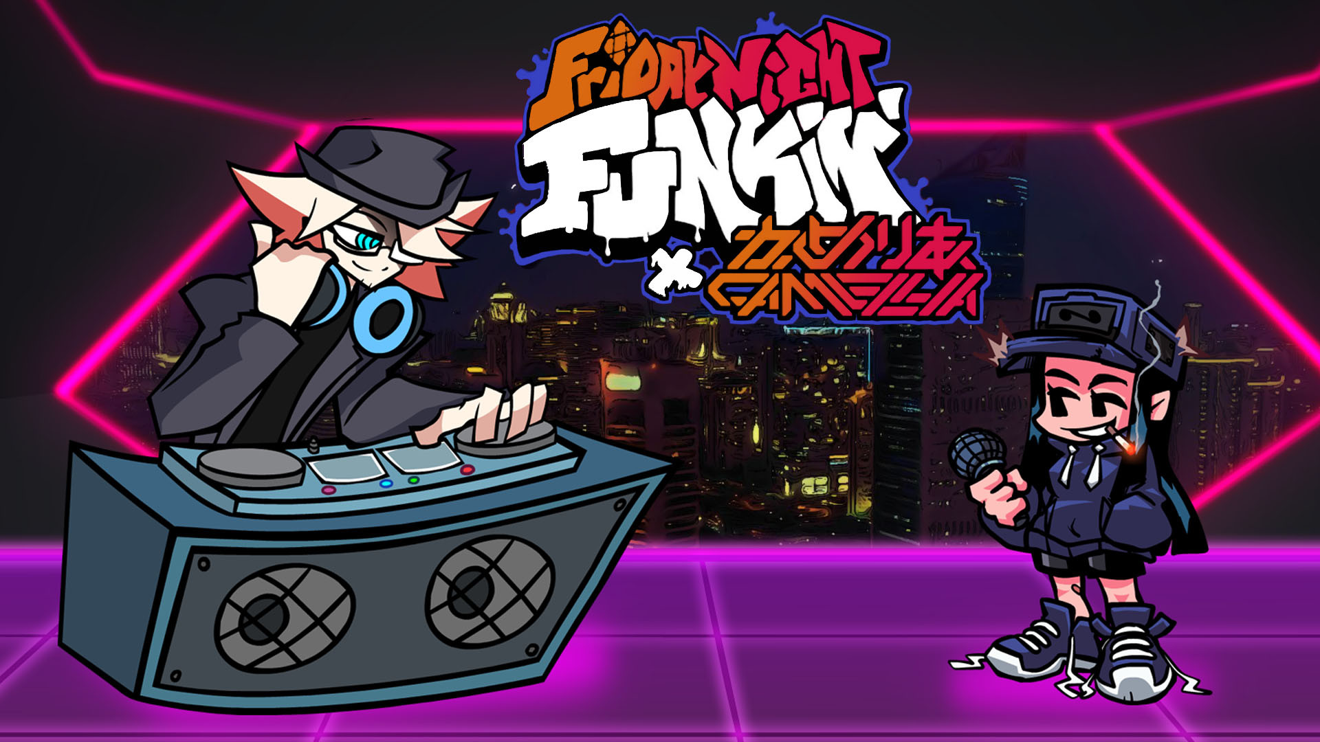 FNF Cassette Girl & Camellia
