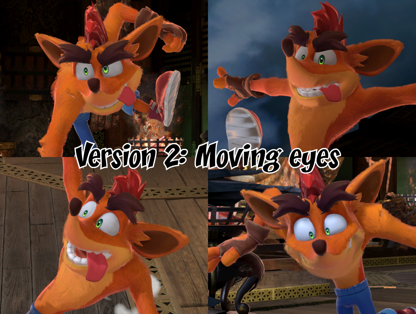 Impressive Crash Bandicoot Mod in Super Smash Bros. Ultimate! 